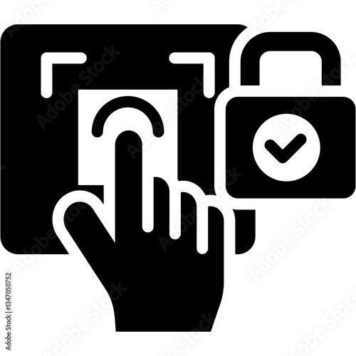 Biometric Security Icon