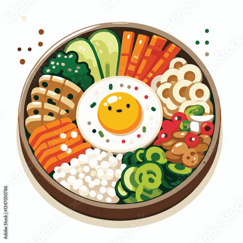 bibimbap, asian, cuisine, meal, healthy, delicious, food, rice, gourmet, korean food, vegetable, cooking, dinner, fresh, colorful, bowl, lunch, traditional, dish, egg, beef, spicy, korean, carrot, mea
