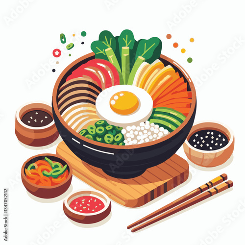 bibimbap, asian, cuisine, meal, healthy, delicious, food, rice, gourmet, korean food, vegetable, cooking, dinner, fresh, colorful, bowl, lunch, traditional, dish, egg, beef, spicy, korean, carrot, mea