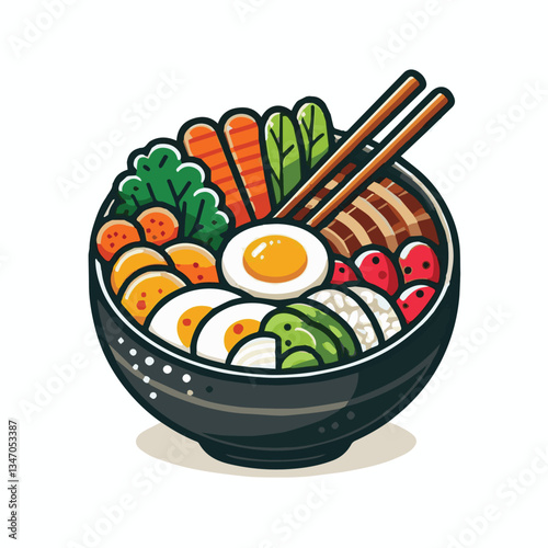 bibimbap, asian, cuisine, meal, healthy, delicious, food, rice, gourmet, korean food, vegetable, cooking, dinner, fresh, colorful, bowl, lunch, traditional, dish, egg, beef, spicy, korean, carrot, mea