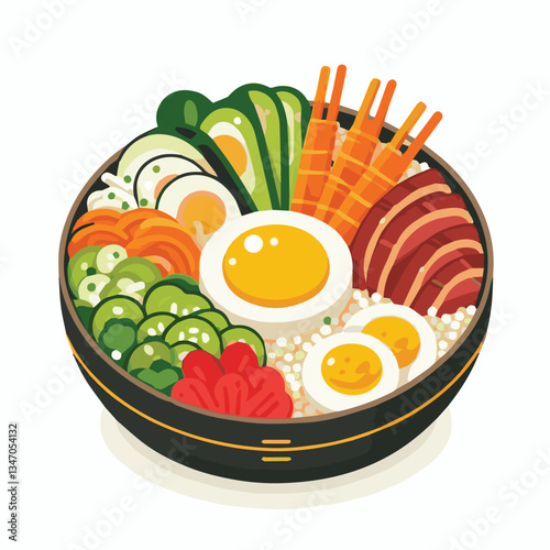 bibimbap, asian, cuisine, meal, healthy, delicious, food, rice, gourmet, korean food, vegetable, cooking, dinner, fresh, colorful, bowl, lunch, traditional, dish, egg, beef, spicy, korean, carrot, mea