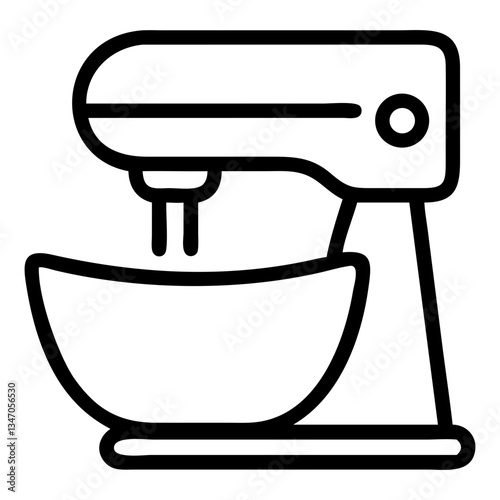 Stand Mixer Icon – Essential Kitchen Appliance for Baking & Cooking