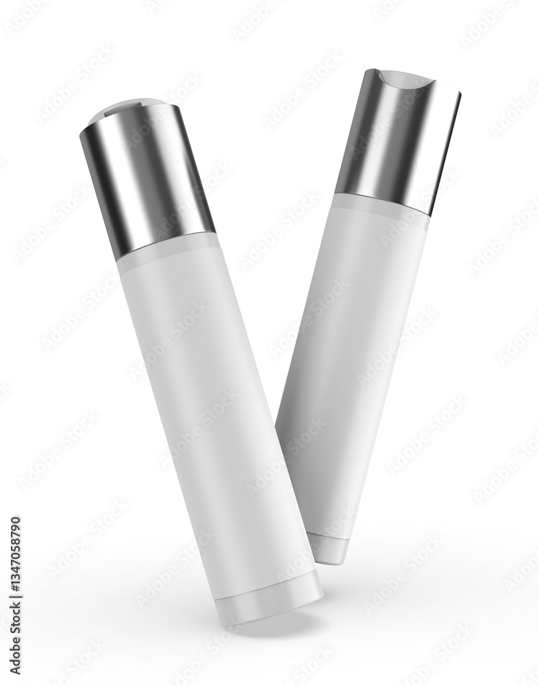 custom made wallpaper toronto digitalBlank Press Top Cap Cosmetic Container with Label 3d Illustration.