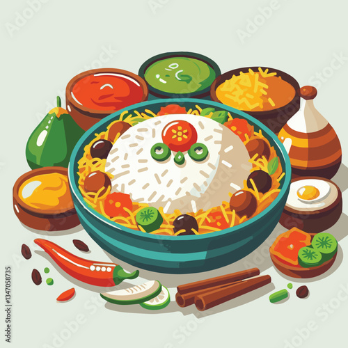 chicken, dinner, spicy, indian, cuisine, dish, asian, basmati, rice, meat, food, lunch, background, biryani, cooked, delicious, healthy, meal, india, restaurant, arabic, cooking, homemade, isolated, t