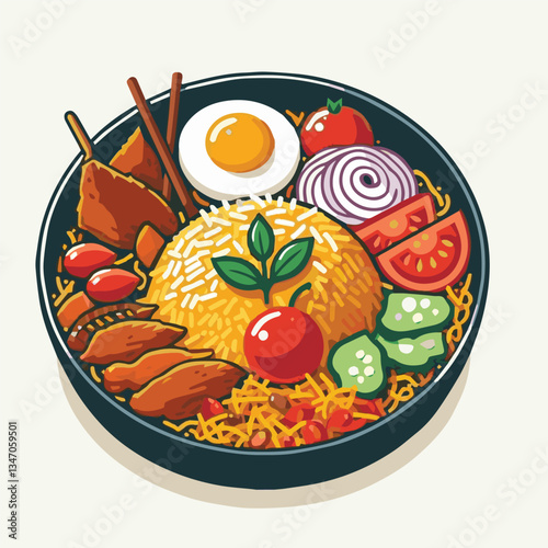 chicken, dinner, spicy, indian, cuisine, dish, asian, basmati, rice, meat, food, lunch, background, biryani, cooked, delicious, healthy, meal, india, restaurant, arabic, cooking, homemade, isolated, t