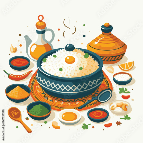 chicken, dinner, spicy, indian, cuisine, dish, asian, basmati, rice, meat, food, lunch, background, biryani, cooked, delicious, healthy, meal, india, restaurant, arabic, cooking, homemade, isolated, t