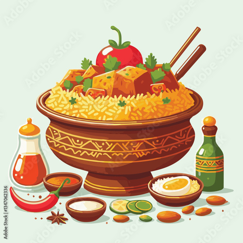 chicken, dinner, spicy, indian, cuisine, dish, asian, basmati, rice, meat, food, lunch, background, biryani, cooked, delicious, healthy, meal, india, restaurant, arabic, cooking, homemade, isolated, t
