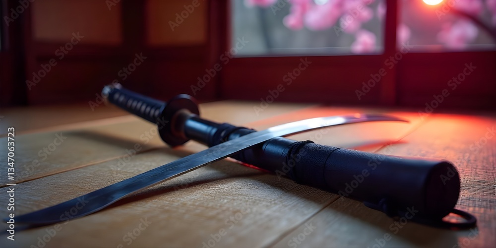 Fototapeta premium Sword and Sheath on Floor