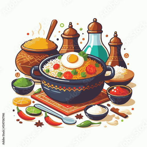 chicken, dinner, spicy, indian, cuisine, dish, asian, basmati, rice, meat, food, lunch, background, biryani, cooked, delicious, healthy, meal, india, restaurant, arabic, cooking, homemade, isolated, t