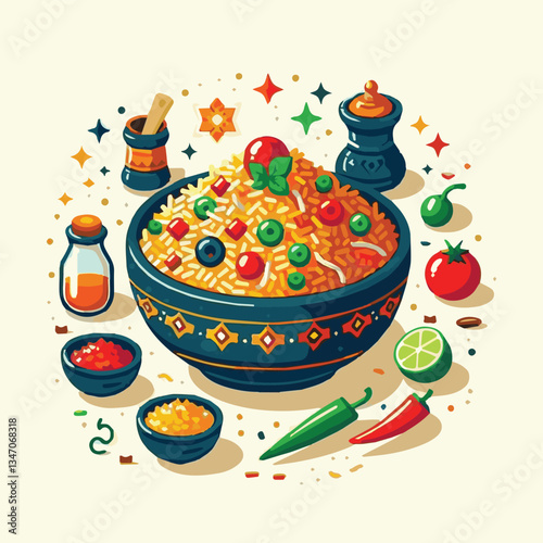 chicken, dinner, spicy, indian, cuisine, dish, asian, basmati, rice, meat, food, lunch, background, biryani, cooked, delicious, healthy, meal, india, restaurant, arabic, cooking, homemade, isolated, t