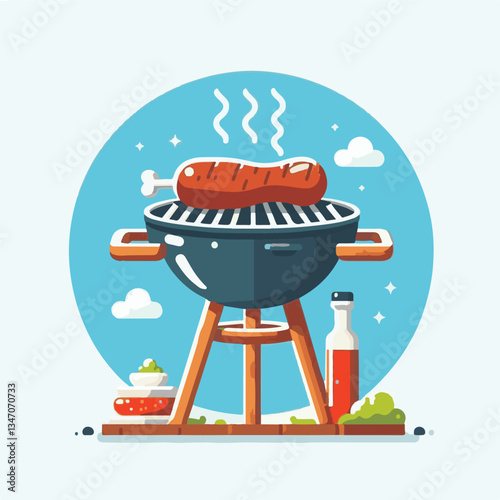 bbq, food, barbecue, grill, party, cooking, meat, picnic, grilling, summer, meal, grilled, cook, beef, cookout, hot, background, barbeque, steak, fire, backyard, pork, flame, delicious, smoke, outdoor