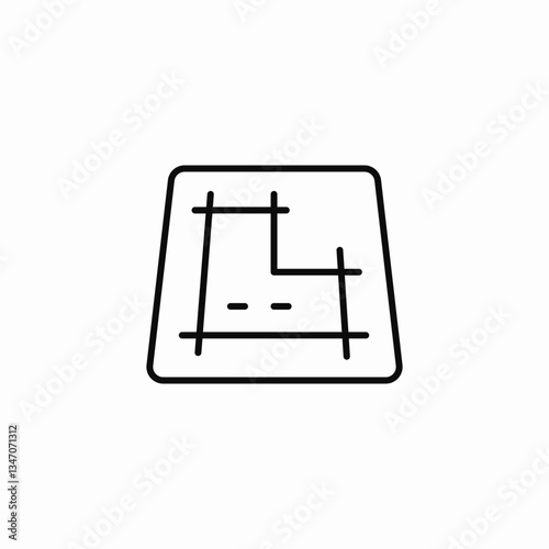 build plan icon sign vector