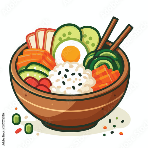 bibimbap, asian, cuisine, meal, healthy, delicious, food, rice, gourmet, korean food, vegetable, cooking, dinner, fresh, colorful, bowl, lunch, traditional, dish, egg, beef, spicy, korean, carrot, mea