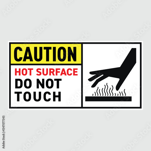 caution hot surface do not touch