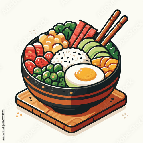 bibimbap, asian, cuisine, meal, healthy, delicious, food, rice, gourmet, korean food, vegetable, cooking, dinner, fresh, colorful, bowl, lunch, traditional, dish, egg, beef, spicy, korean, carrot, mea