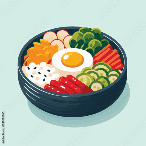 bibimbap, asian, cuisine, meal, healthy, delicious, food, rice, gourmet, korean food, vegetable, cooking, dinner, fresh, colorful, bowl, lunch, traditional, dish, egg, beef, spicy, korean, carrot, mea
