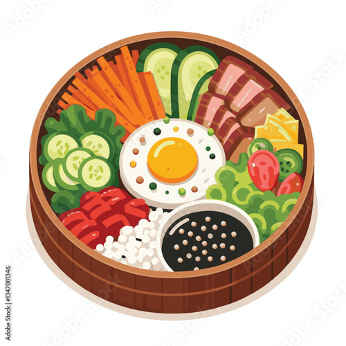 bibimbap, asian, cuisine, meal, healthy, delicious, food, rice, gourmet, korean food, vegetable, cooking, dinner, fresh, colorful, bowl, lunch, traditional, dish, egg, beef, spicy, korean, carrot, mea