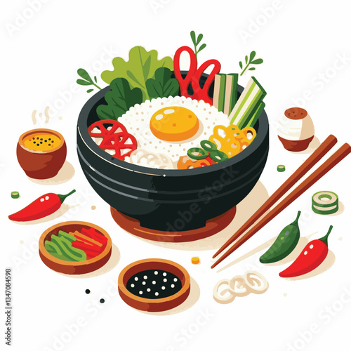 bibimbap, asian, cuisine, meal, healthy, delicious, food, rice, gourmet, korean food, vegetable, cooking, dinner, fresh, colorful, bowl, lunch, traditional, dish, egg, beef, spicy, korean, carrot, mea