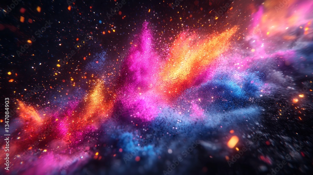 Fototapeta premium Abstract Swirling Color Background