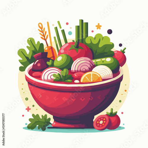 soup, food, borscht, bowl, ukrainian, dish, lunch, dinner, vegetable, beet, cream, cuisine, borsch, beetroot, red, meat, traditional, healthy, meal, homemade, hot, gourmet, plate, garlic, tasty, cooki