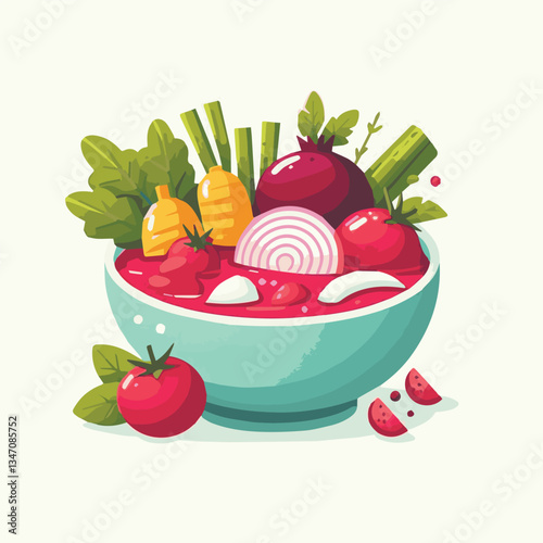 soup, food, borscht, bowl, ukrainian, dish, lunch, dinner, vegetable, beet, cream, cuisine, borsch, beetroot, red, meat, traditional, healthy, meal, homemade, hot, gourmet, plate, garlic, tasty, cooki