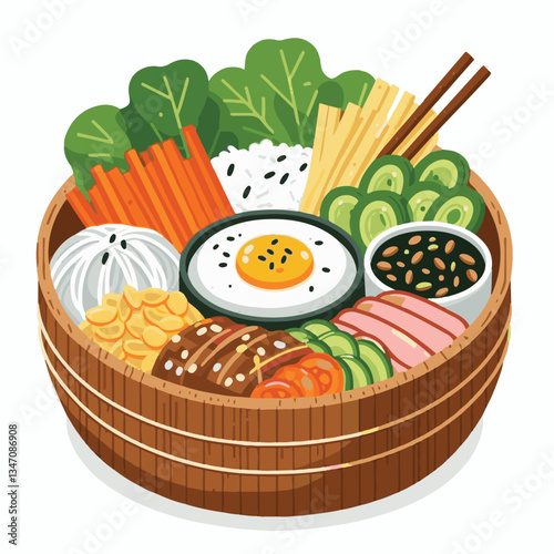 bibimbap, asian, cuisine, meal, healthy, delicious, food, rice, gourmet, korean food, vegetable, cooking, dinner, fresh, colorful, bowl, lunch, traditional, dish, egg, beef, spicy, korean, carrot, mea
