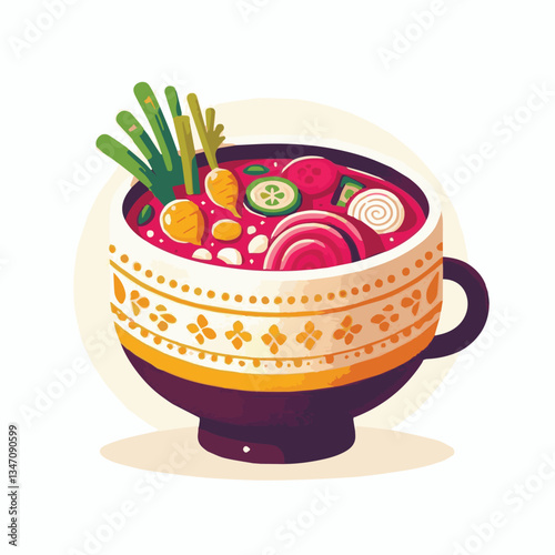 soup, food, borscht, bowl, ukrainian, dish, lunch, dinner, vegetable, beet, cream, cuisine, borsch, beetroot, red, meat, traditional, healthy, meal, homemade, hot, gourmet, plate, garlic, tasty, cooki