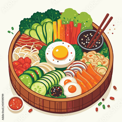 bibimbap, asian, cuisine, meal, healthy, delicious, food, rice, gourmet, korean food, vegetable, cooking, dinner, fresh, colorful, bowl, lunch, traditional, dish, egg, beef, spicy, korean, carrot, mea