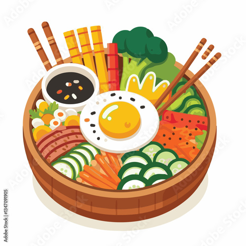 bibimbap, asian, cuisine, meal, healthy, delicious, food, rice, gourmet, korean food, vegetable, cooking, dinner, fresh, colorful, bowl, lunch, traditional, dish, egg, beef, spicy, korean, carrot, mea