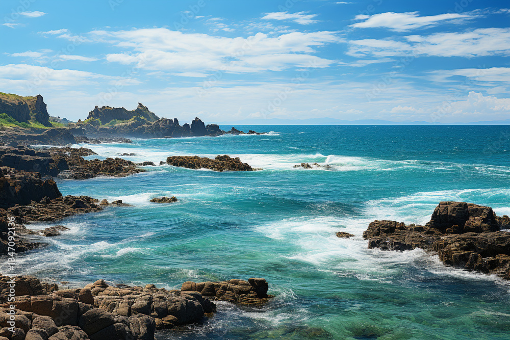 panorama encapsulates eternal charm of ocean horizon, where ceaseless waves and far reaching vistas epitomize profound interplay between terra firma and aqueous expanse panorama encapsulates eternal charm of ocean horizon, where ceaseless waves and far reaching vistas epitomize profound interplay between terra firma and aqueous expanse