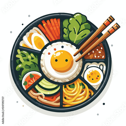 bibimbap, asian, cuisine, meal, healthy, delicious, food, rice, gourmet, korean food, vegetable, cooking, dinner, fresh, colorful, bowl, lunch, traditional, dish, egg, beef, spicy, korean, carrot, mea
