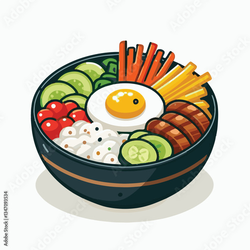 bibimbap, asian, cuisine, meal, healthy, delicious, food, rice, gourmet, korean food, vegetable, cooking, dinner, fresh, colorful, bowl, lunch, traditional, dish, egg, beef, spicy, korean, carrot, mea