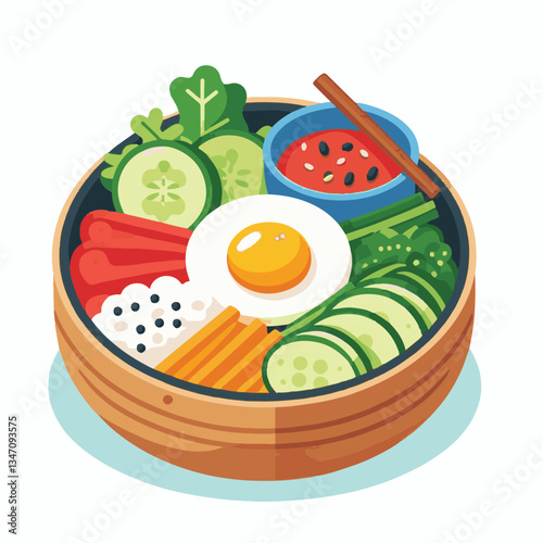 bibimbap, asian, cuisine, meal, healthy, delicious, food, rice, gourmet, korean food, vegetable, cooking, dinner, fresh, colorful, bowl, lunch, traditional, dish, egg, beef, spicy, korean, carrot, mea