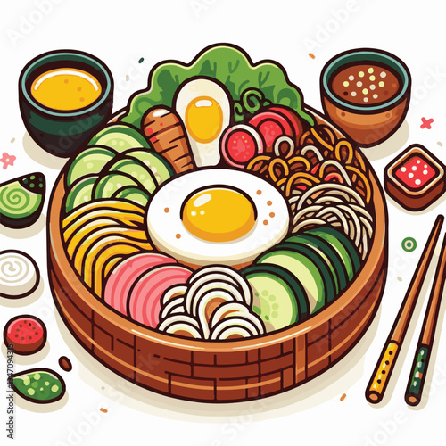 bibimbap, asian, cuisine, meal, healthy, delicious, food, rice, gourmet, korean food, vegetable, cooking, dinner, fresh, colorful, bowl, lunch, traditional, dish, egg, beef, spicy, korean, carrot, mea