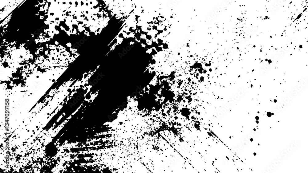 Obraz premium Halftone grunge texture white background. Vector black grunge with halftone dots pattern texture. Abstract halftone grunge texture background