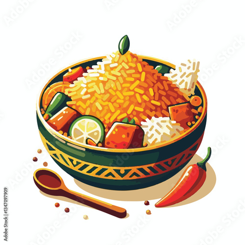 chicken, dinner, spicy, indian, cuisine, dish, asian, basmati, rice, meat, food, lunch, background, biryani, cooked, delicious, healthy, meal, india, restaurant, arabic, cooking, homemade, isolated, t