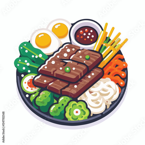 cuisine, meal, dish, meat, bulgogi, delicious, dinner, restaurant, beef, cooking, lunch, traditional, food, healthy, gourmet, asian, background, menu, spicy, plate, bbq, korean, korean food, barbecue,