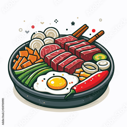 cuisine, meal, dish, meat, bulgogi, delicious, dinner, restaurant, beef, cooking, lunch, traditional, food, healthy, gourmet, asian, background, menu, spicy, plate, bbq, korean, korean food, barbecue,