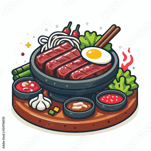 cuisine, meal, dish, meat, bulgogi, delicious, dinner, restaurant, beef, cooking, lunch, traditional, food, healthy, gourmet, asian, background, menu, spicy, plate, bbq, korean, korean food, barbecue,
