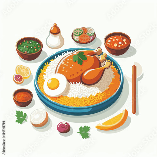 chicken, dinner, spicy, indian, cuisine, dish, asian, basmati, rice, meat, food, lunch, background, biryani, cooked, delicious, healthy, meal, india, restaurant, arabic, cooking, homemade, isolated, t