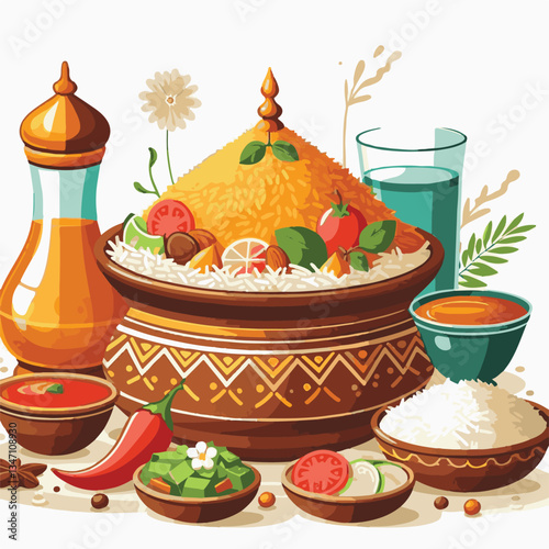 chicken, dinner, spicy, indian, cuisine, dish, asian, basmati, rice, meat, food, lunch, background, biryani, cooked, delicious, healthy, meal, india, restaurant, arabic, cooking, homemade, isolated, t