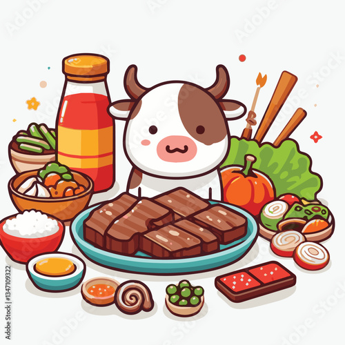 cuisine, meal, dish, meat, bulgogi, delicious, dinner, restaurant, beef, cooking, lunch, traditional, food, healthy, gourmet, asian, background, menu, spicy, plate, bbq, korean, korean food, barbecue,
