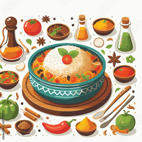 chicken, dinner, spicy, indian, cuisine, dish, asian, basmati, rice, meat, food, lunch, background, biryani, cooked, delicious, healthy, meal, india, restaurant, arabic, cooking, homemade, isolated, t