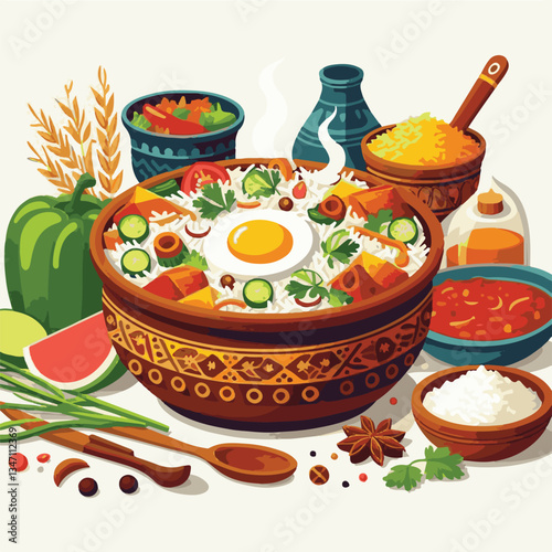 chicken, dinner, spicy, indian, cuisine, dish, asian, basmati, rice, meat, food, lunch, background, biryani, cooked, delicious, healthy, meal, india, restaurant, arabic, cooking, homemade, isolated, t