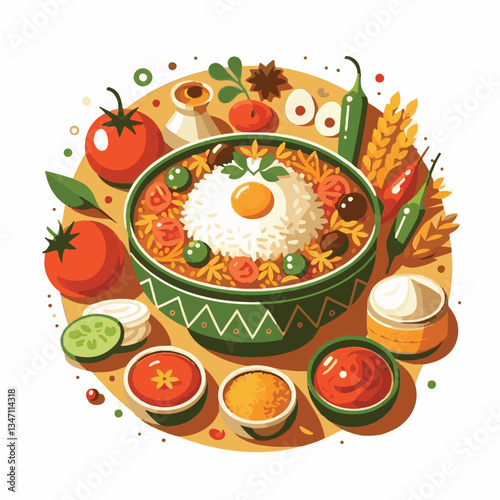 chicken, dinner, spicy, indian, cuisine, dish, asian, basmati, rice, meat, food, lunch, background, biryani, cooked, delicious, healthy, meal, india, restaurant, arabic, cooking, homemade, isolated, t