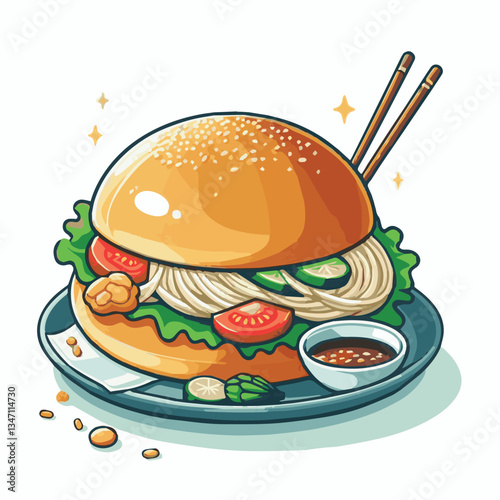 food, meat, lunch, cuisine, asian, delicious, sauce, traditional, meal, vietnamese, fresh, noodle, pork, vietnam, soup, vegetable, hanoi, dish, vermicelli, grilled, bun cha, chopsticks, bun, bowl, bac