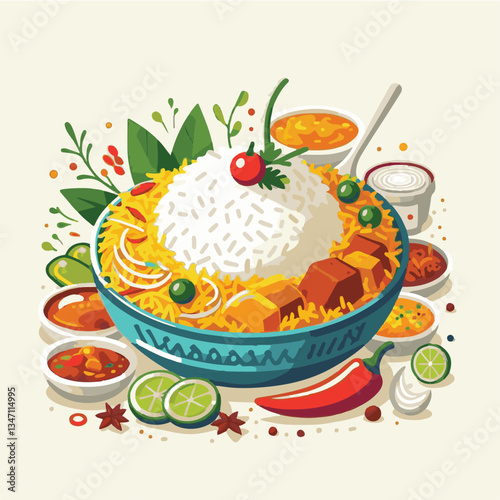 chicken, dinner, spicy, indian, cuisine, dish, asian, basmati, rice, meat, food, lunch, background, biryani, cooked, delicious, healthy, meal, india, restaurant, arabic, cooking, homemade, isolated, t