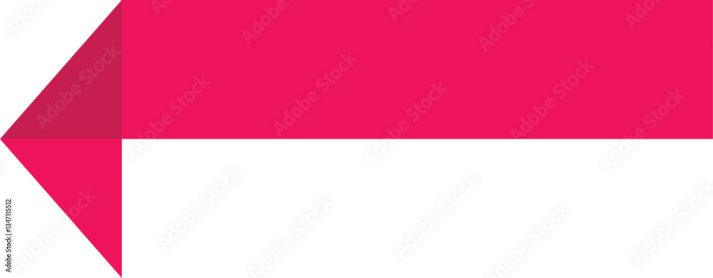 Fototapeta premium Stylized Pink Arrow Graphic
