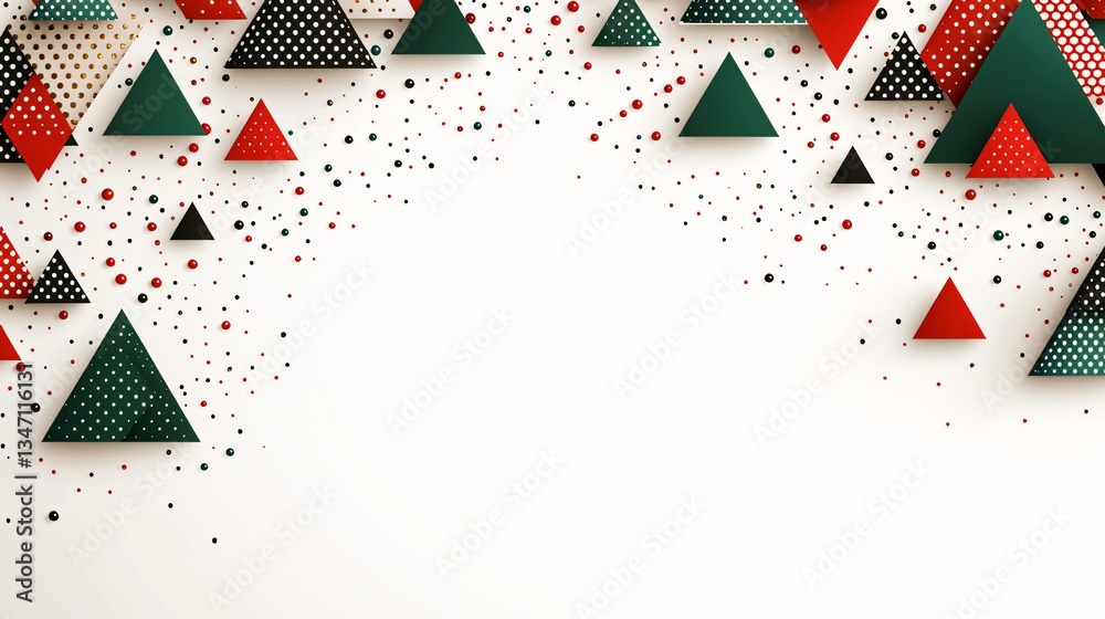 Obraz premium Abstract Triangles Pattern Background
