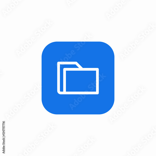 folder files icon sign vector